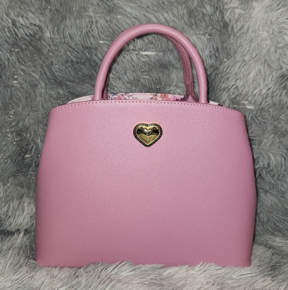 Betsey Johnson Elegant Pink Handbag - Picture 2 of 11